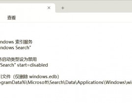 windows索引,功用、优化与修正