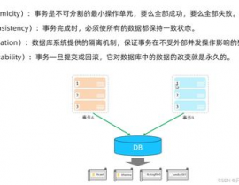 数据库四大特性,数据库四大特性概述