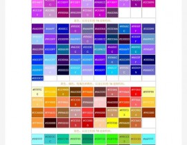 css 色彩表,二、CSS色彩表明办法
