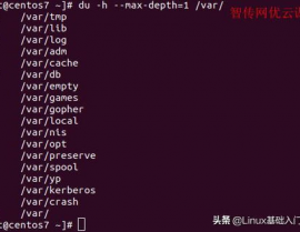 linux检查目录巨细,运用df指令检查目录巨细