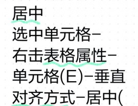 html表格文字居中,二、表格文字居中的基本原理