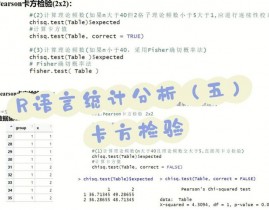 r言语卡方查验,原理、运用与实例剖析