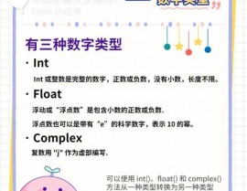 python数据类型有哪些, 数字类型（Numeric Types）