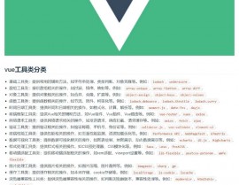 vue开发东西,进步开发功率的利器