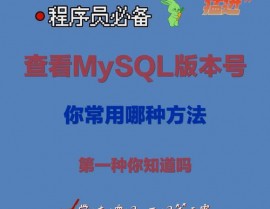 怎么看mysql版别,怎么检查MySQL版别