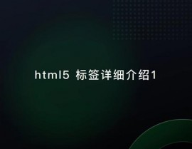 html5运用